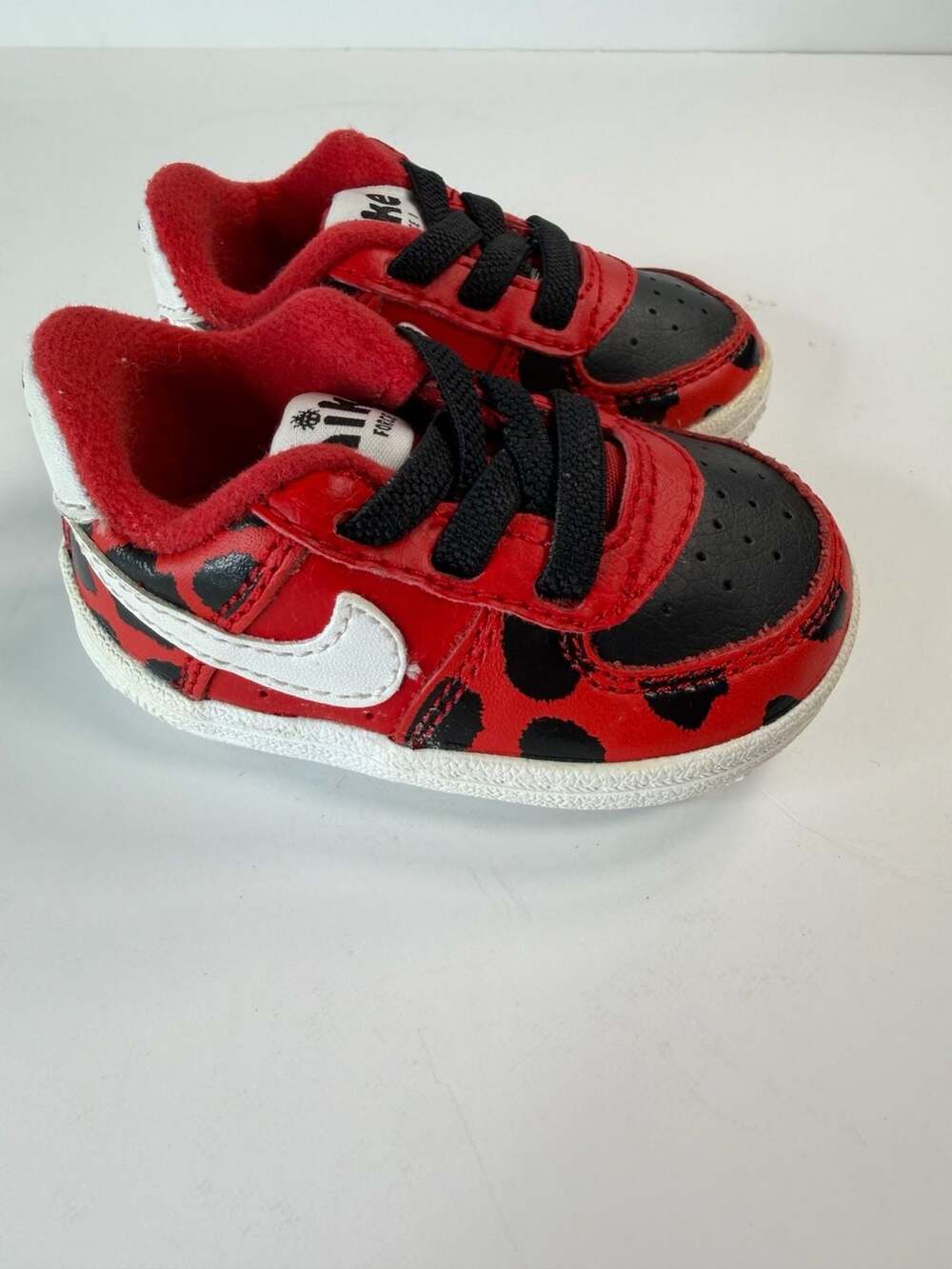 Nike Force 1 SE Lil Bugs Baby Crib Shoe DC8203-600 Size 2C